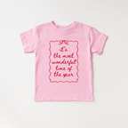 It's the most wonderful time of the Year toddler and youth tee shirt, Christmas collection by Benny and Ray Apparel