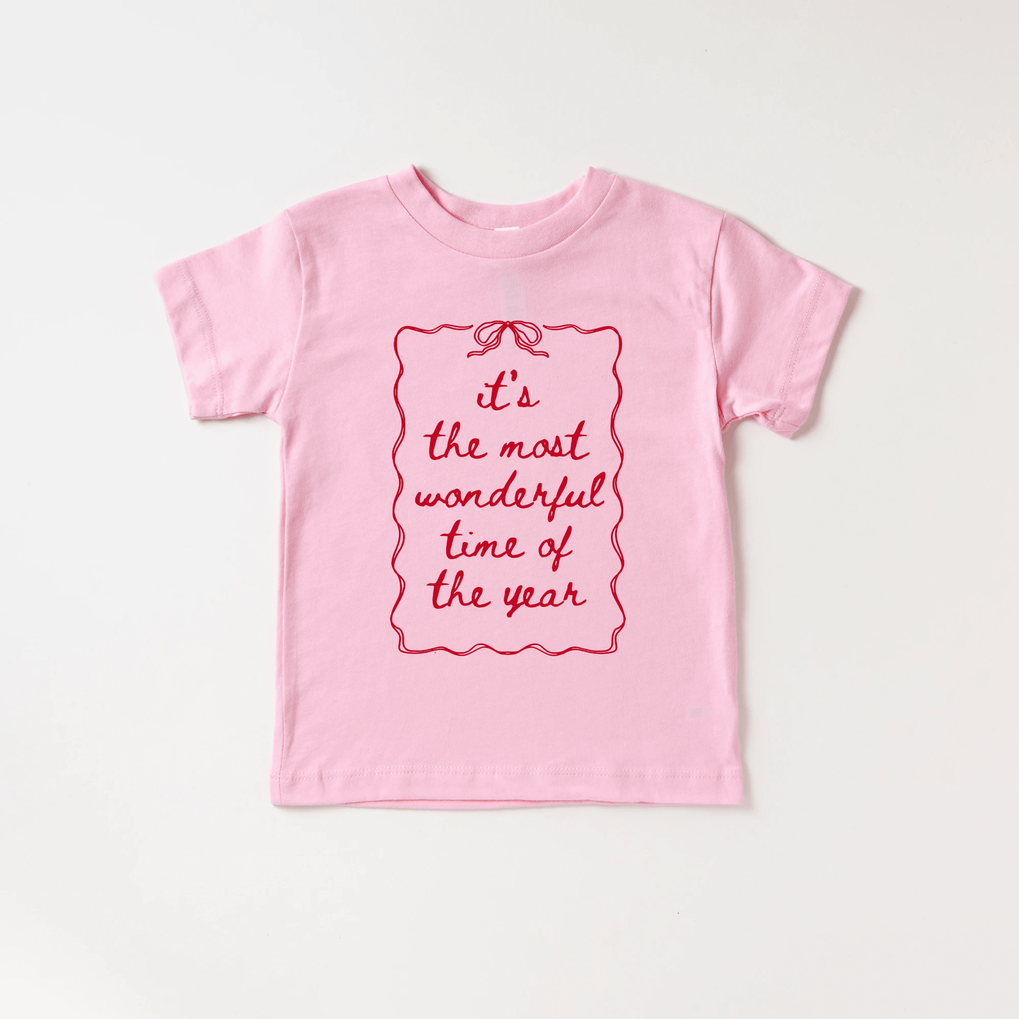 It's the most wonderful time of the Year toddler and youth tee shirt, Christmas collection by Benny and Ray Apparel