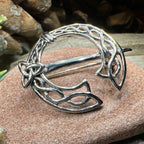 Ivermere Celtic Knot Tara Brooch in Sterling Silver Brooch La Vie Bien Ivermere Celtic Knot Tara Brooch in Sterling Silver