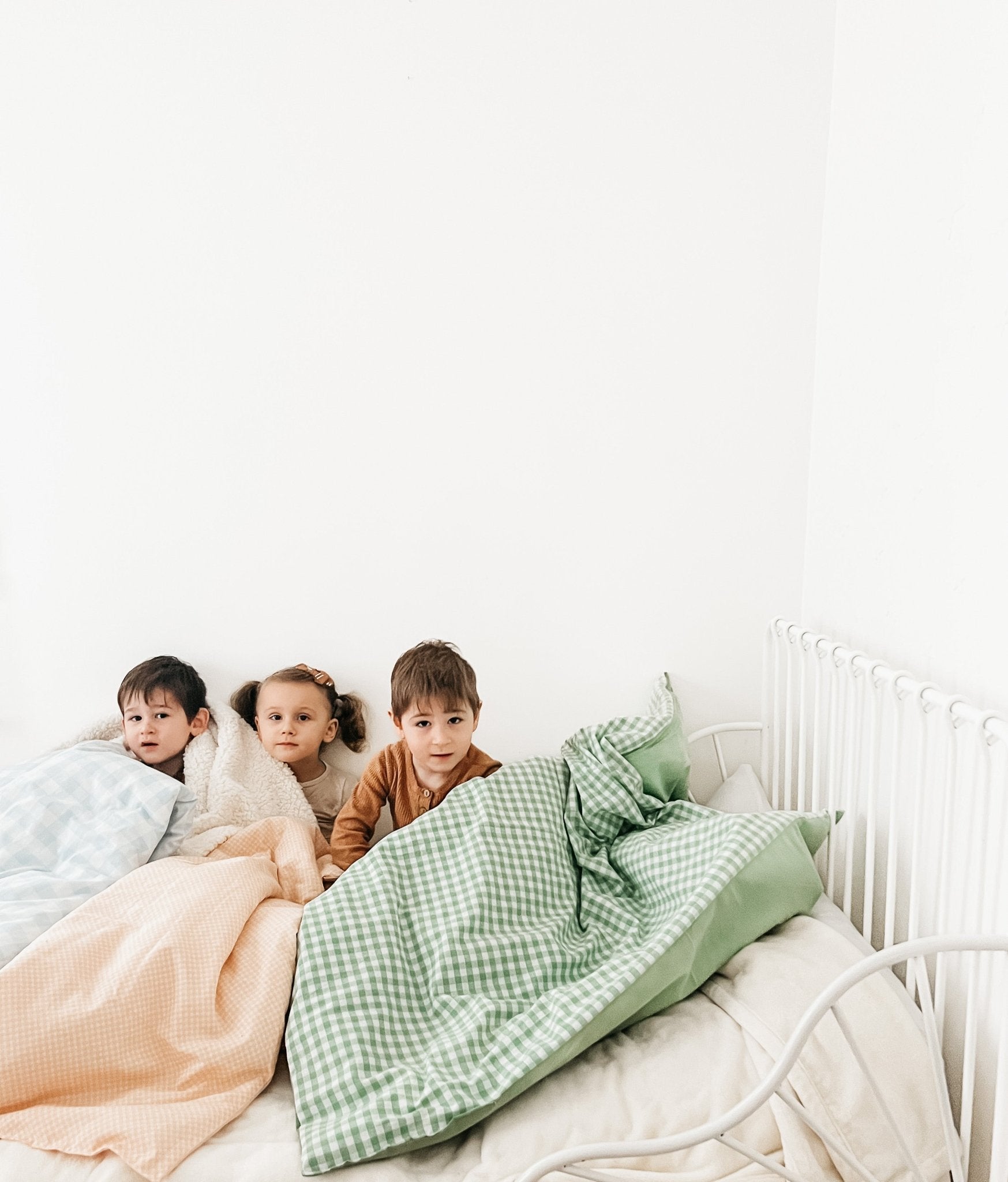 Ivy Gingham Quilted Blanket La Vie Bien Ivy Gingham Quilted Blanket