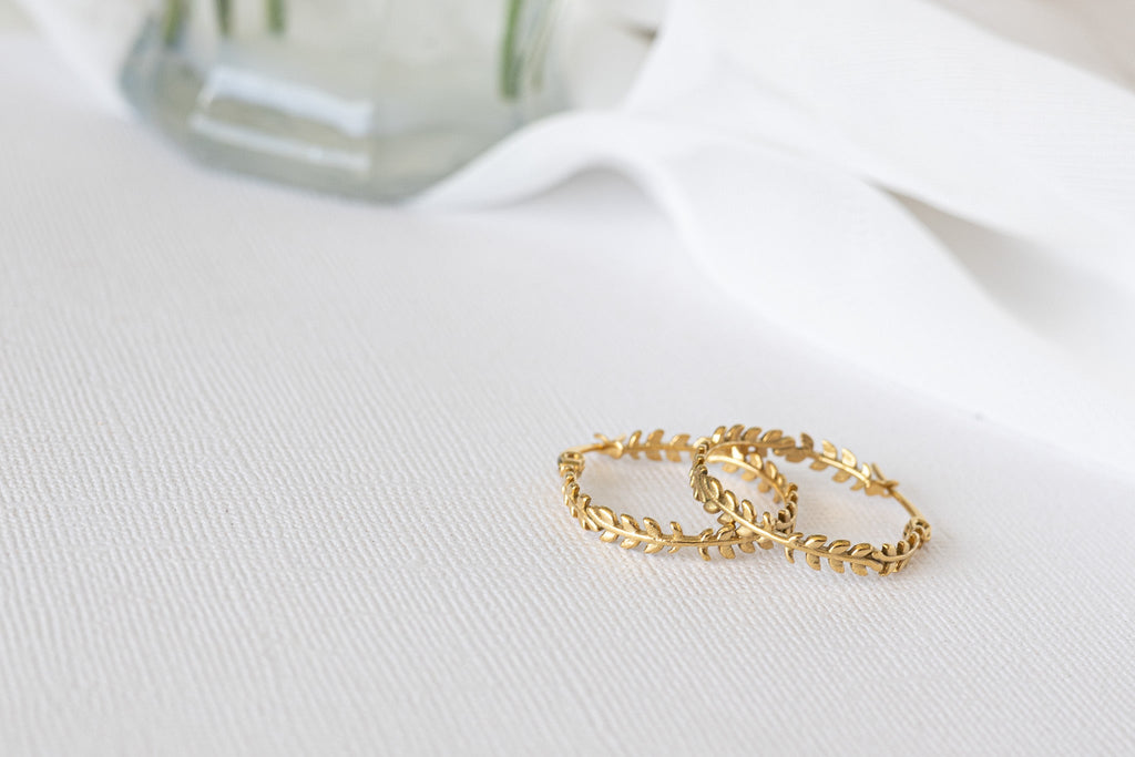 Ivy Hoop Earrings La Vie Bien Ivy Hoop