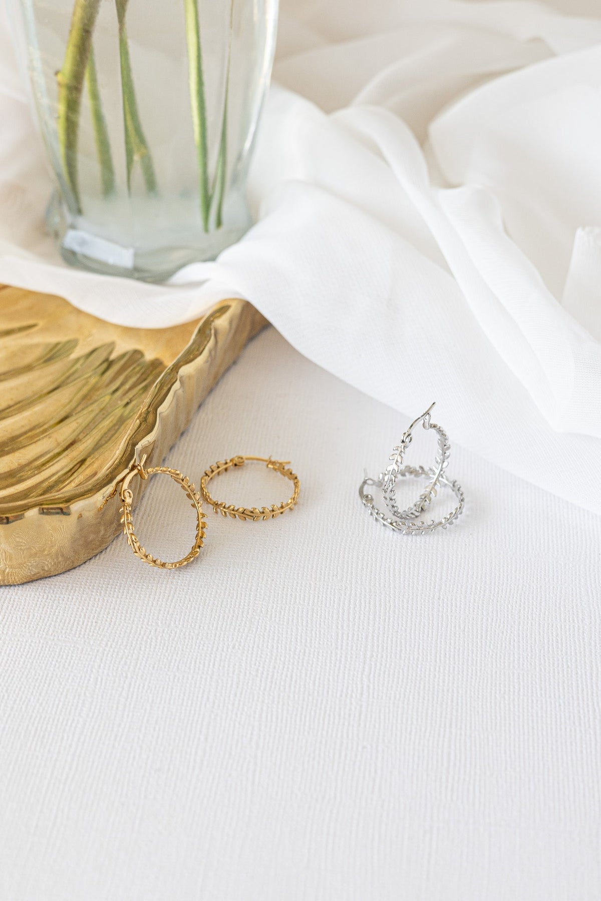 Ivy Hoop Earrings La Vie Bien Ivy Hoop