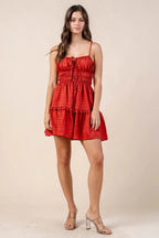 JACQUARD NYLON RAYON MINI DRESS Dress La Vie Bien JACQUARD NYLON RAYON MINI DRESS