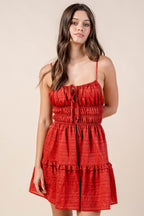 JACQUARD NYLON RAYON MINI DRESS Dress La Vie Bien JACQUARD NYLON RAYON MINI DRESS