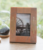 Jaipuri 4x6 Picture Frame - Pink Carved Marble HME stock line La Vie Bien Jaipuri 4x6 Picture Frame - Pink Carved Marble