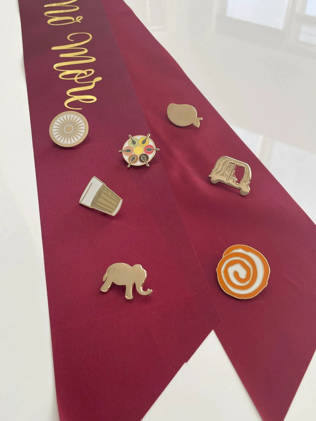 Jalebi Safety Pin by Modern Desi
