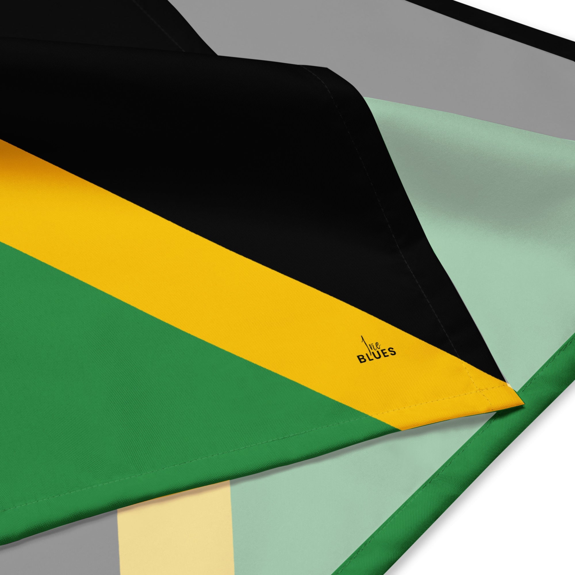 Jamaica Flag Bandana All-Over Print Bandana La Vie Bien Jamaica Flag Bandana