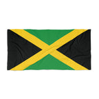 Jamaica Flag Beach Towel Beach Towel (Generic Brand) La Vie Bien Jamaica Flag Beach Towel