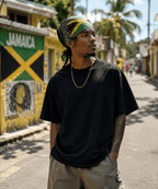 Jamaica Flag Paisley Print Bandana All-Over Print Bandana La Vie Bien Jamaica Flag Paisley Print Bandana