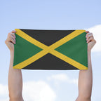 Jamaica Flag Rally Towel Rally Towel La Vie Bien Jamaica Flag Rally Towel