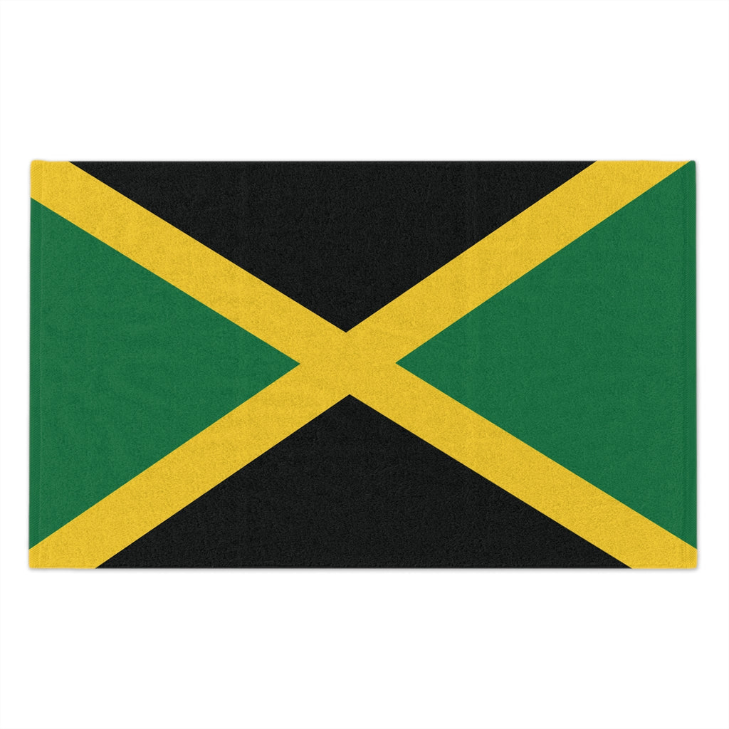 Jamaica Flag Rally Towel Rally Towel La Vie Bien Jamaica Flag Rally Towel