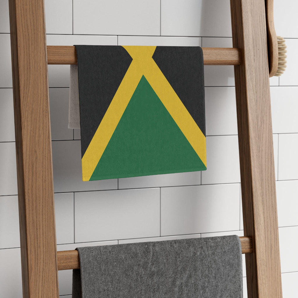 Jamaica Flag Rally Towel Rally Towel La Vie Bien Jamaica Flag Rally Towel