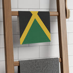 Jamaica Flag Rally Towel Rally Towel La Vie Bien Jamaica Flag Rally Towel