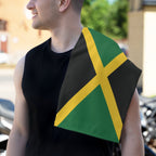 Jamaica Flag Rally Towel Rally Towel La Vie Bien Jamaica Flag Rally Towel