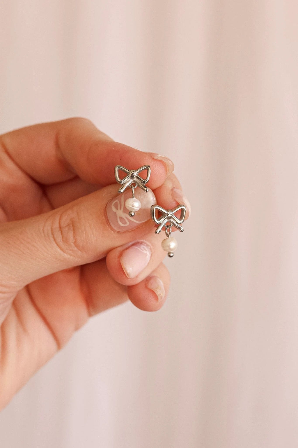 Jane Bow Earring by Rose & Clay