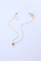 Jane Bow Necklace by Rose & Clay