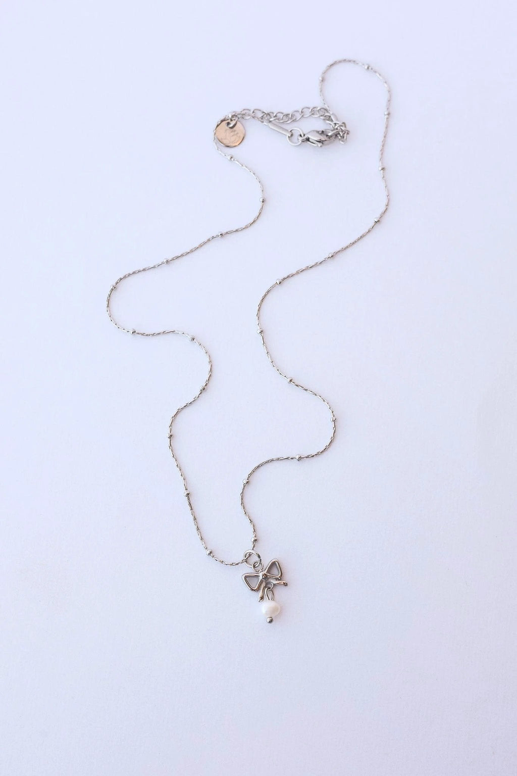Jane Bow Necklace by Rose & Clay