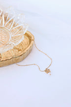 Jane Bow Necklace by Rose & Clay