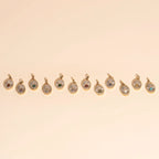 January Birthstone Necklace Charm by Oh Clementine