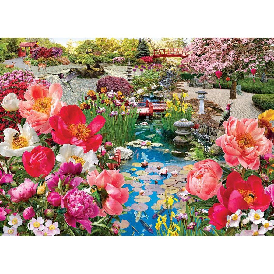 Japanese Garden 1000 Piece Jigsaw Puzzle Cobble Hill Jigsaw Puzzle La Vie Bien Japanese Garden 1000 Piece Jigsaw Puzzle Cobble Hill