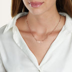 Japanese Paperclip Name Necklace La Vie Bien Japanese Paperclip Name Necklace