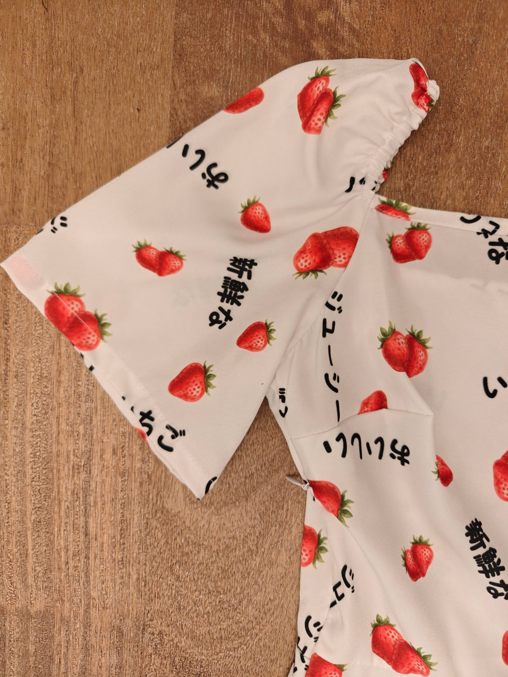 Japanese いちご strawberry Split Thigh Midi Bodycon Dress Dress La Vie Bien Japanese いちご strawberry Split Thigh Midi Bodycon Dress