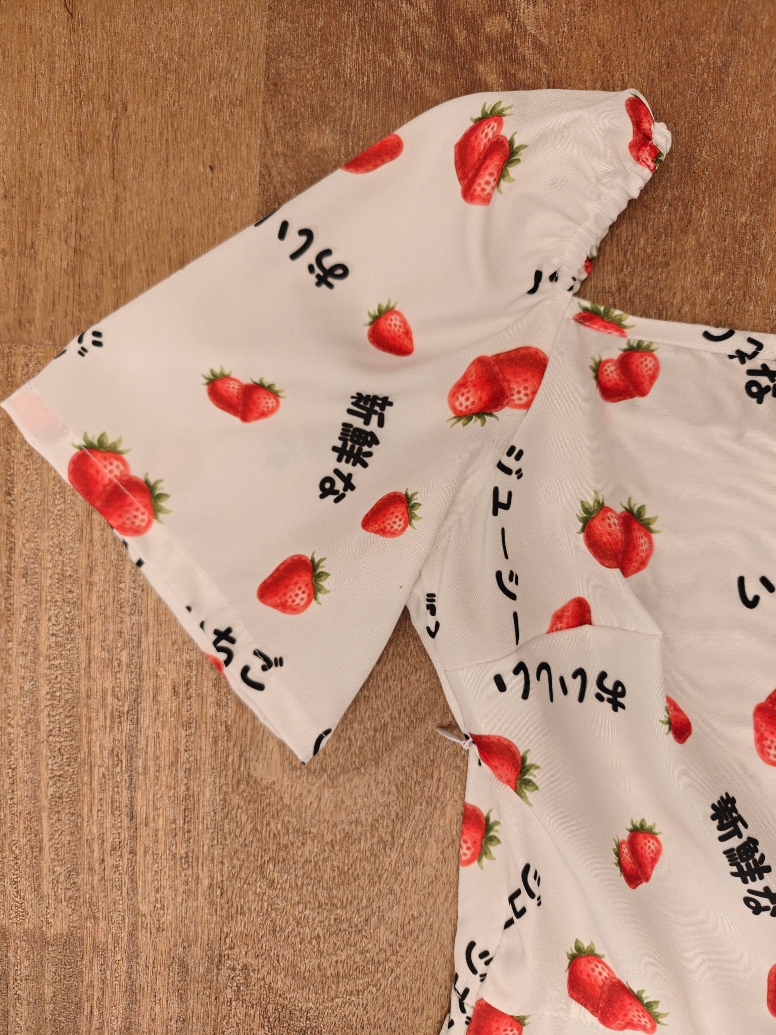 Japanese いちご strawberry Split Thigh Midi Bodycon Dress Dress La Vie Bien Japanese いちご strawberry Split Thigh Midi Bodycon Dress