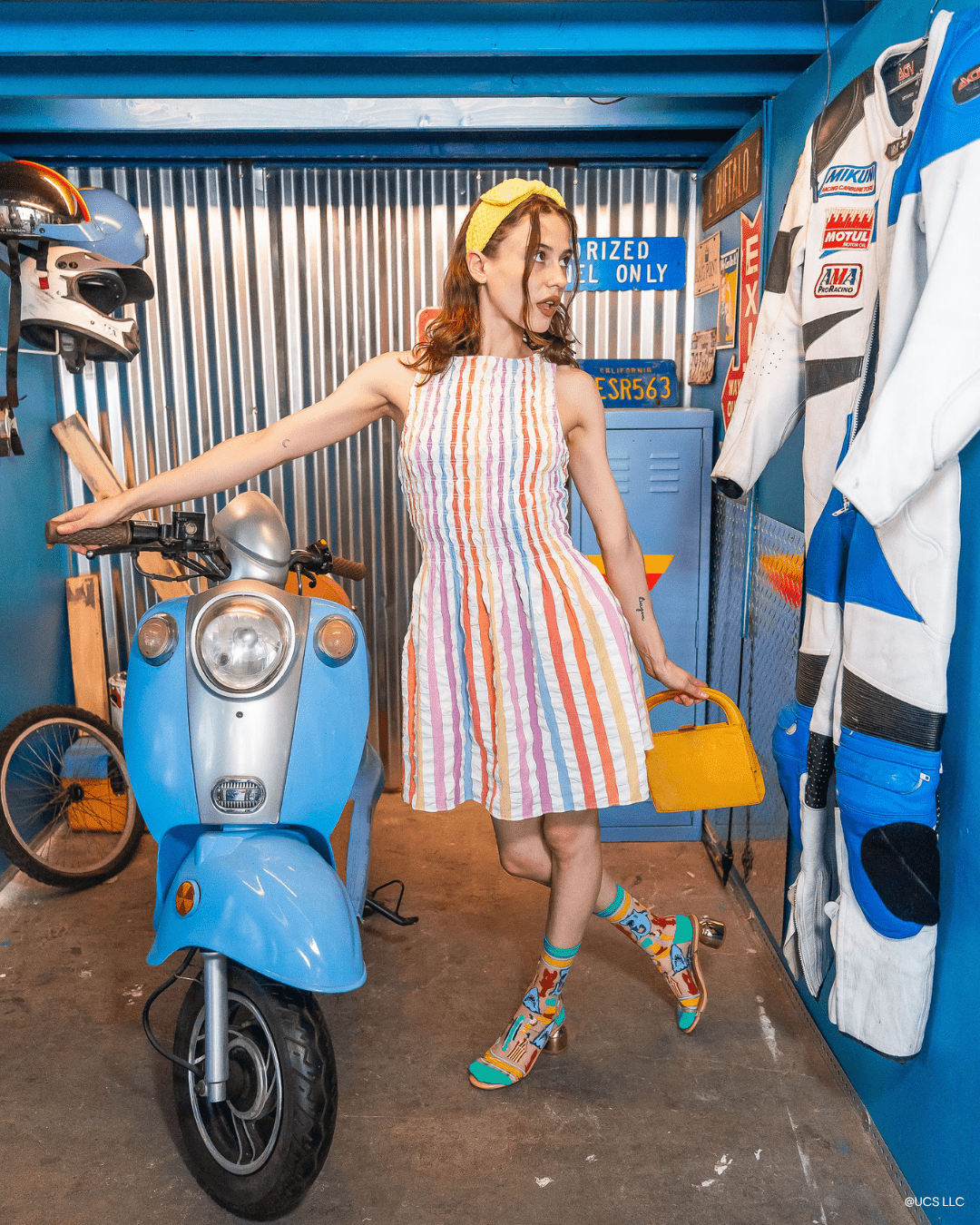 JAWS 50th Anniversary Sheer Crew Sock