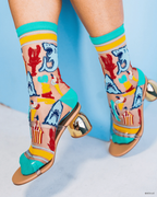 JAWS 50th Anniversary Sheer Crew Sock by Sock Candy