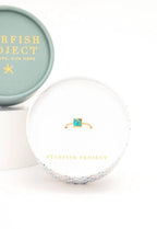 Jayne Square Turquoise Ring by Ethical Trade Co