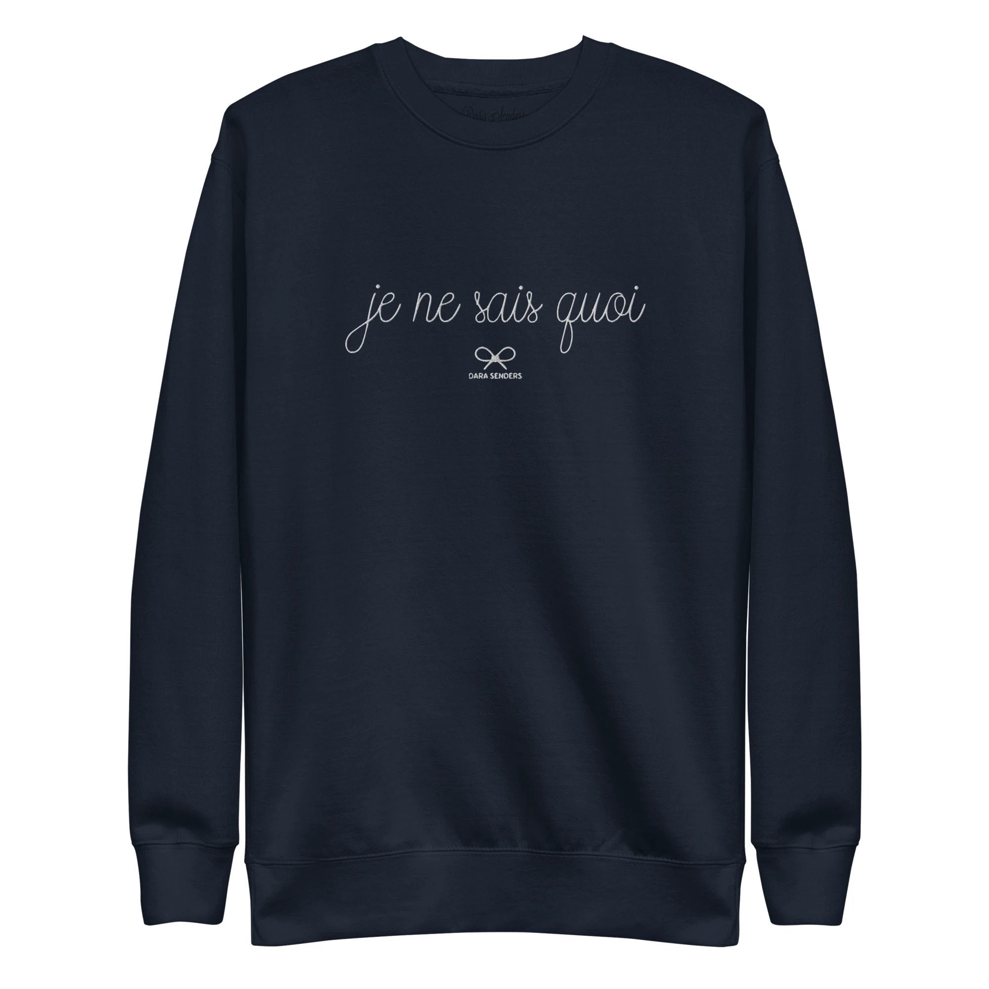 JE NE SAIS QUOI • EMBROIDERED PULLOVER by DARA SENDERS