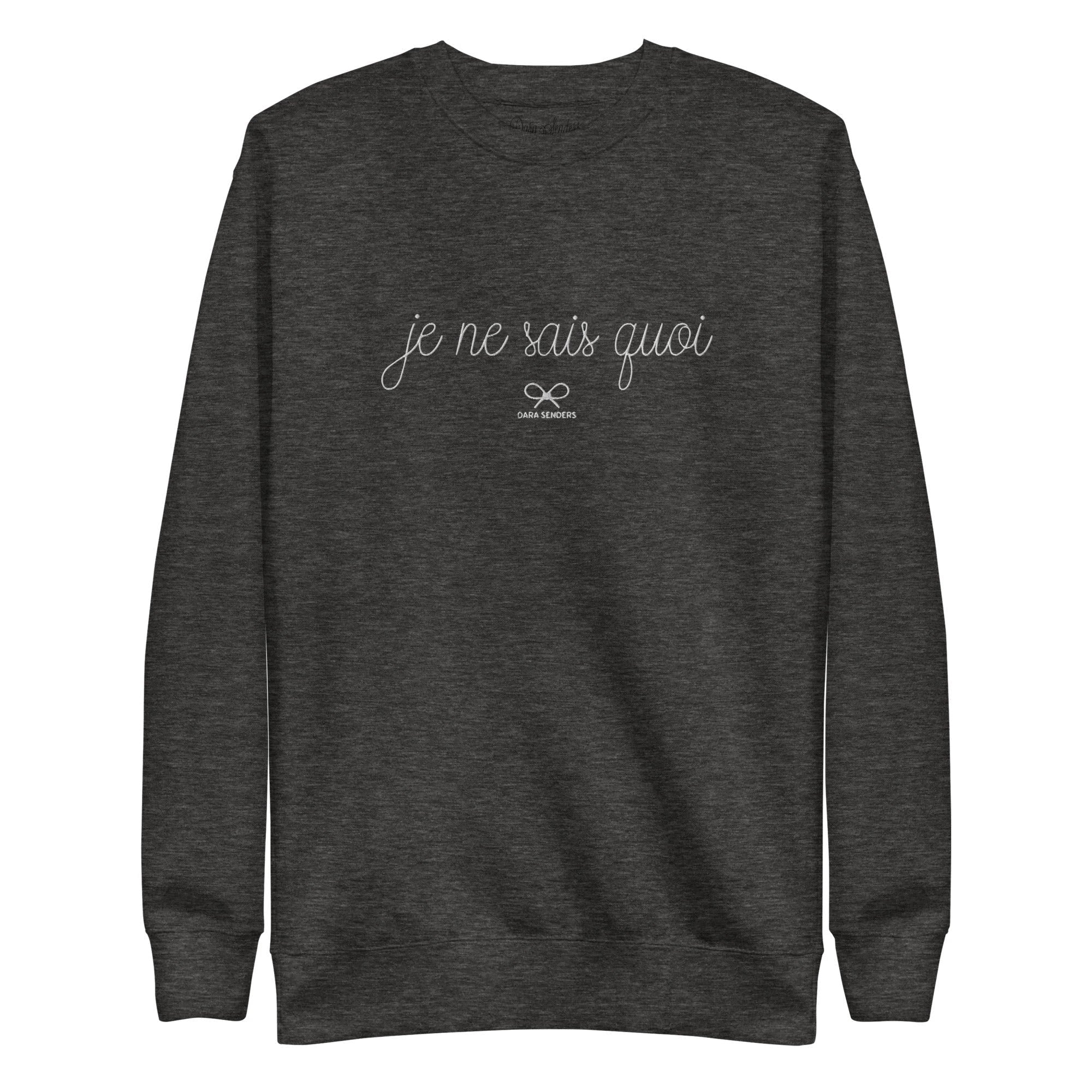 JE NE SAIS QUOI • EMBROIDERED PULLOVER by DARA SENDERS