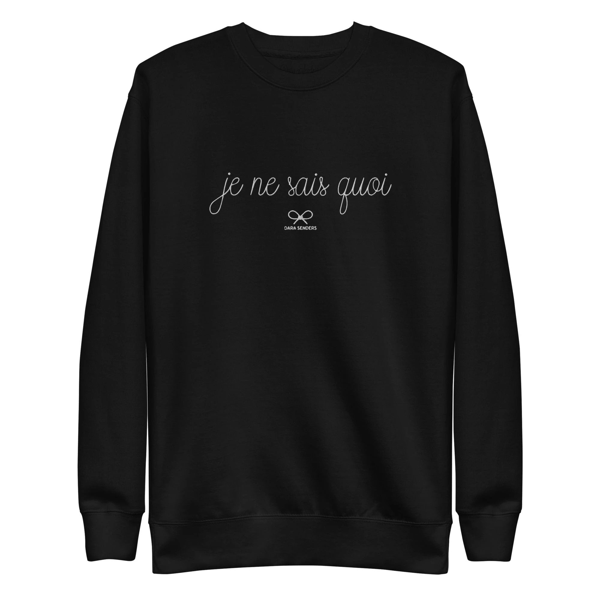 JE NE SAIS QUOI • EMBROIDERED PULLOVER by DARA SENDERS