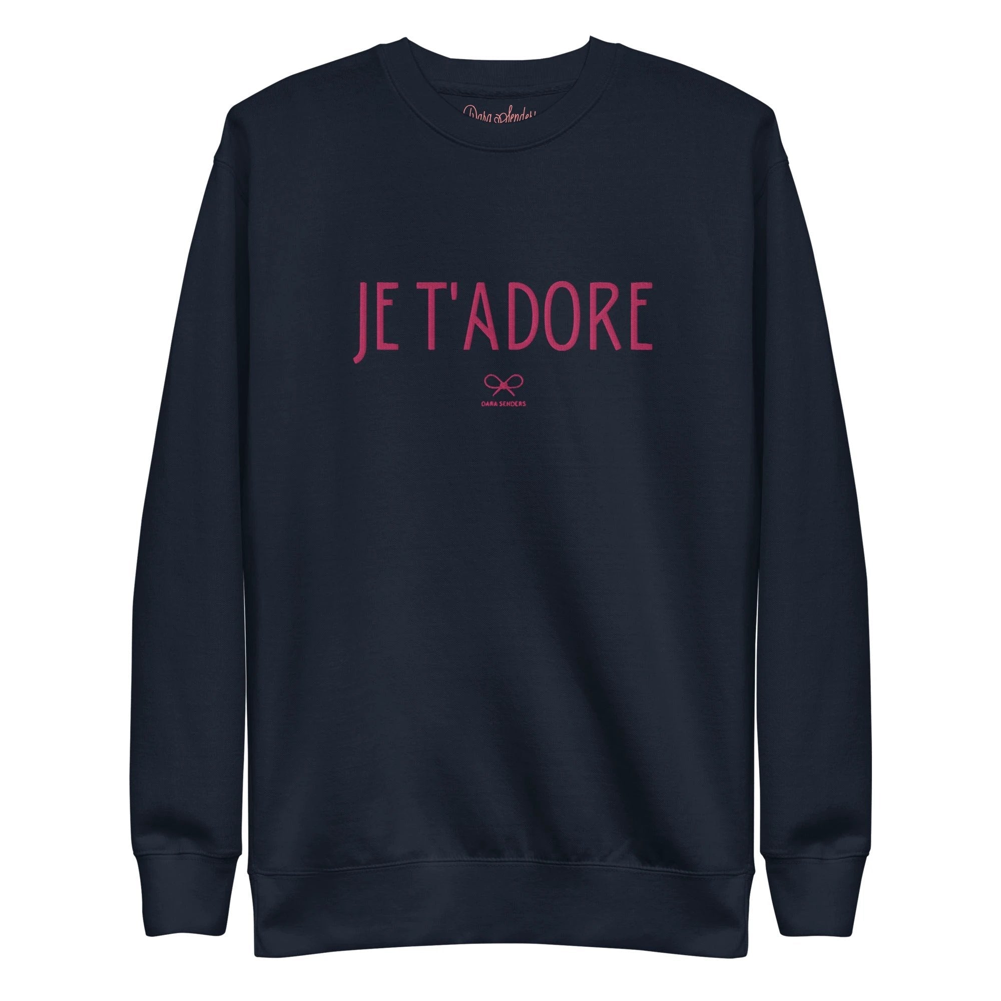 JE T'ADORE • EMBROIDERED PULLOVER by DARA SENDERS