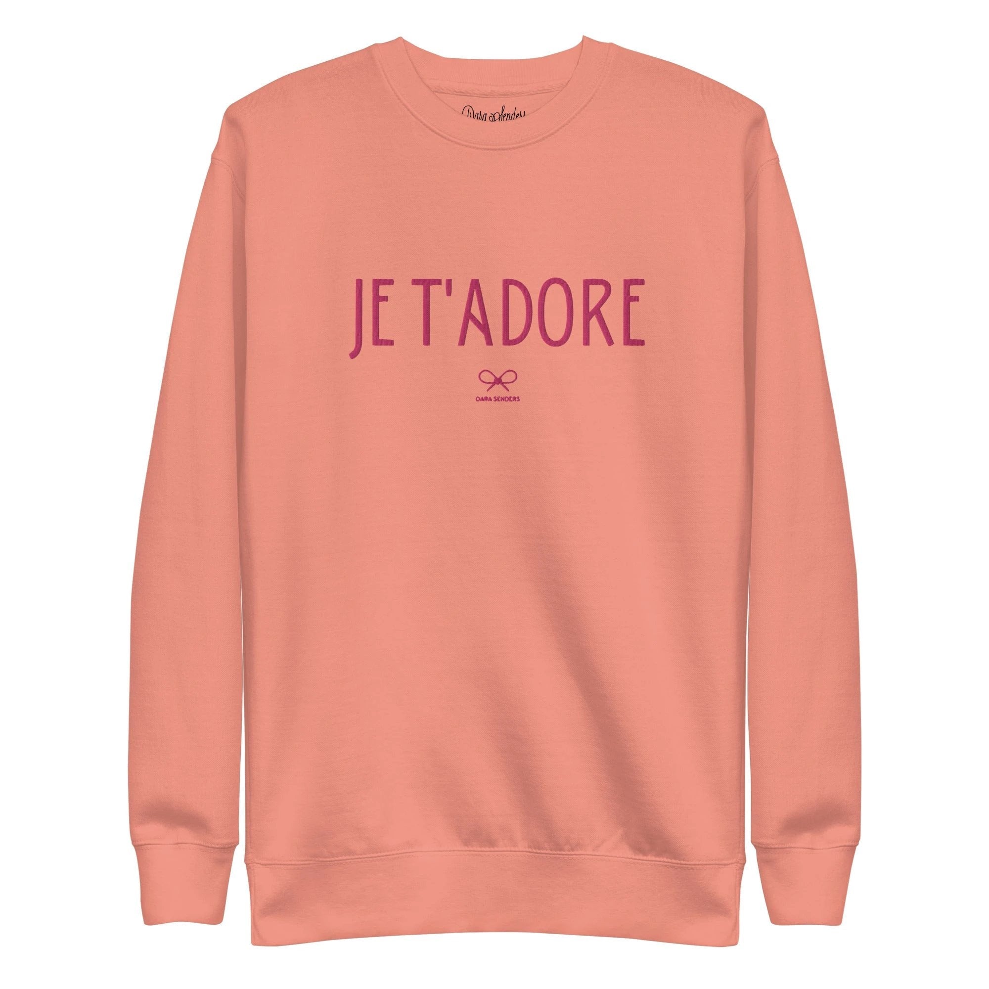 JE T'ADORE • EMBROIDERED PULLOVER by DARA SENDERS