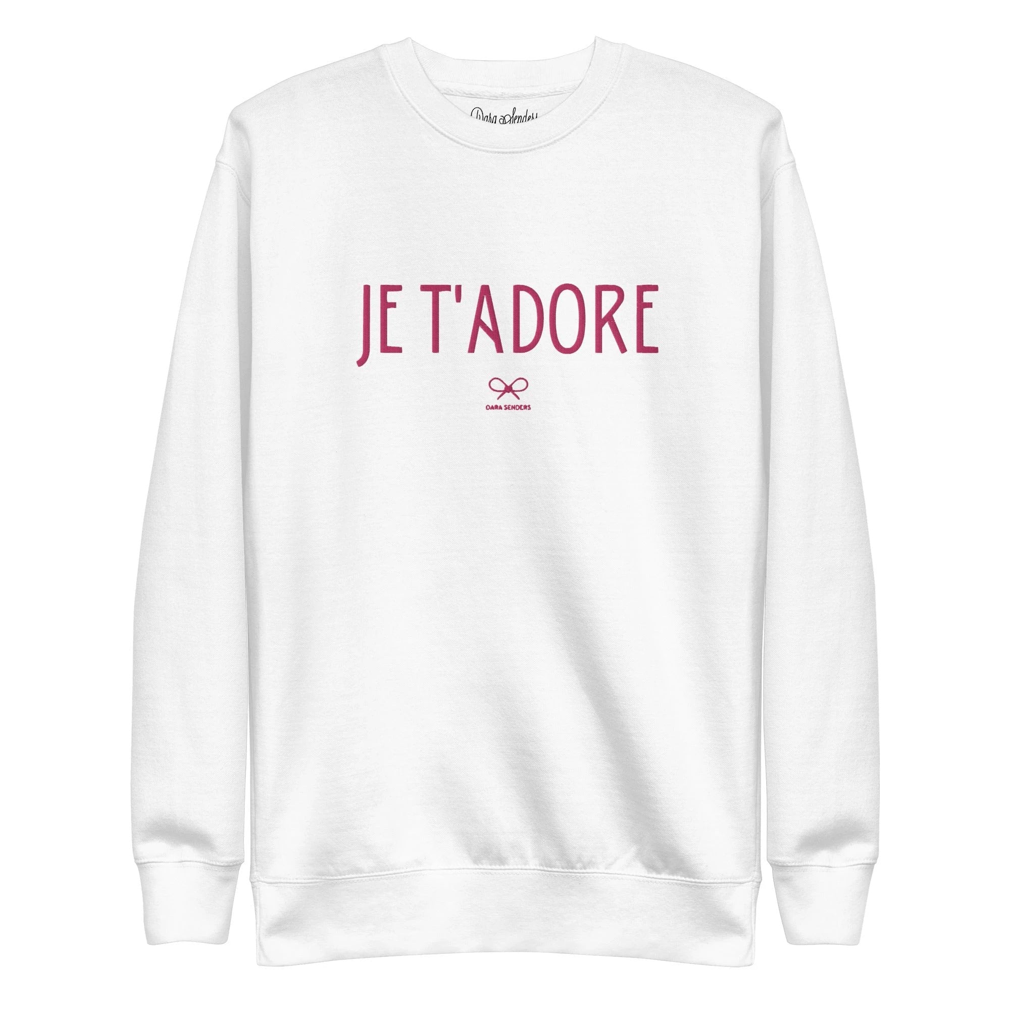 JE T'ADORE • EMBROIDERED PULLOVER by DARA SENDERS