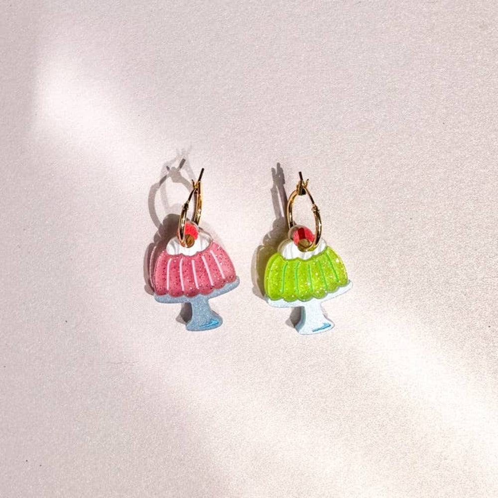 Jello Pudding Acrylic Earrings Earrings and Accessories La Vie Bien Jello Pudding Acrylic Earrings