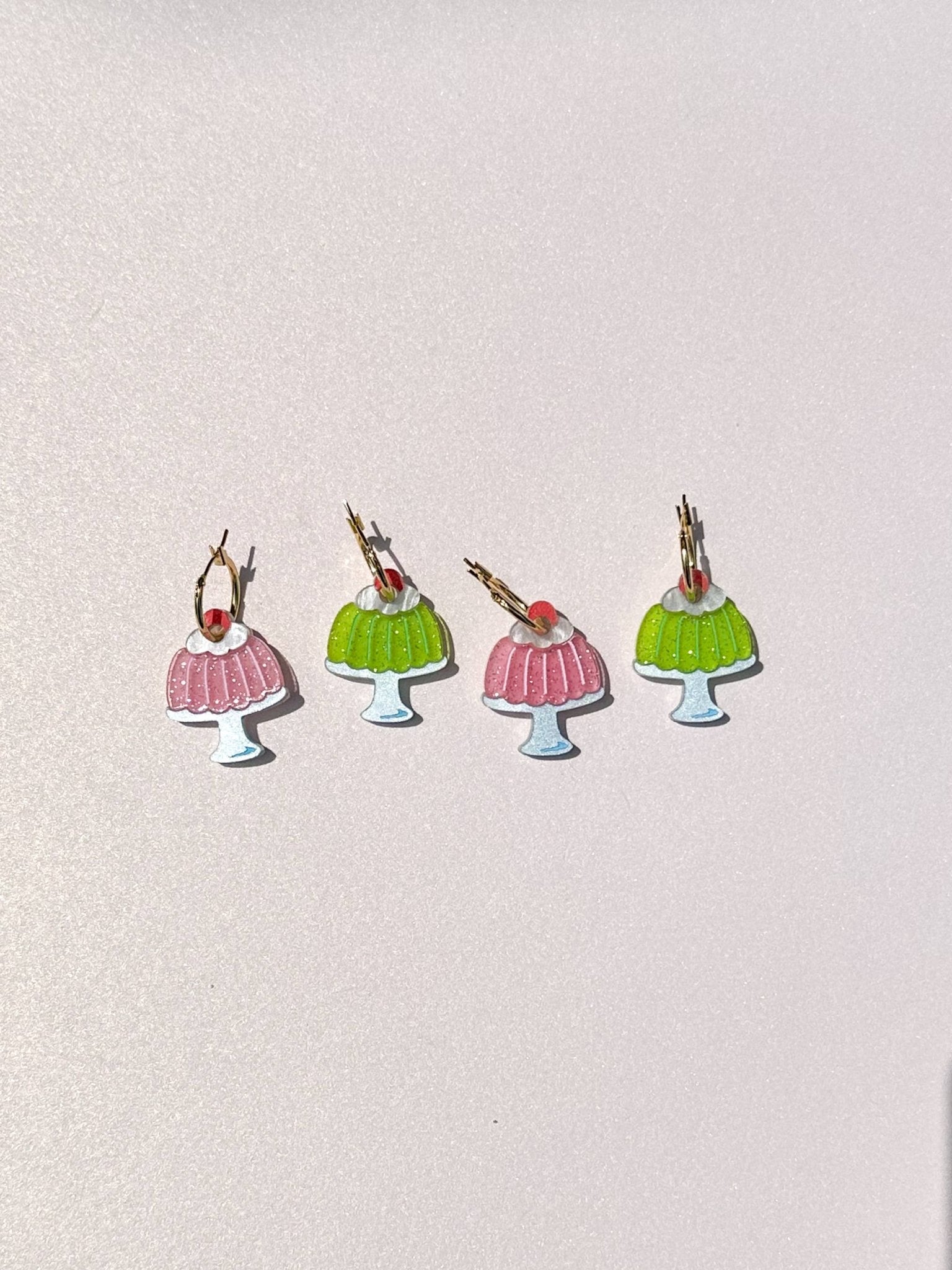 Jello Pudding Earrings Earrings La Vie Bien Jello Pudding Earrings