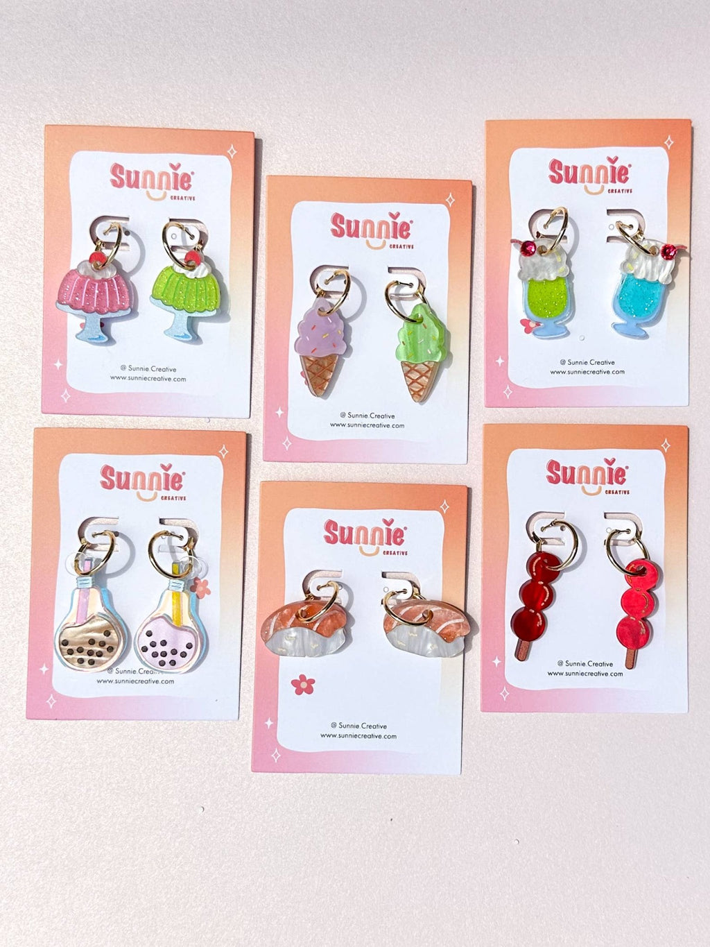 Jello Pudding Earrings Earrings La Vie Bien Jello Pudding Earrings