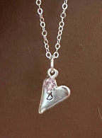 Jenna Heart Gold Necklace