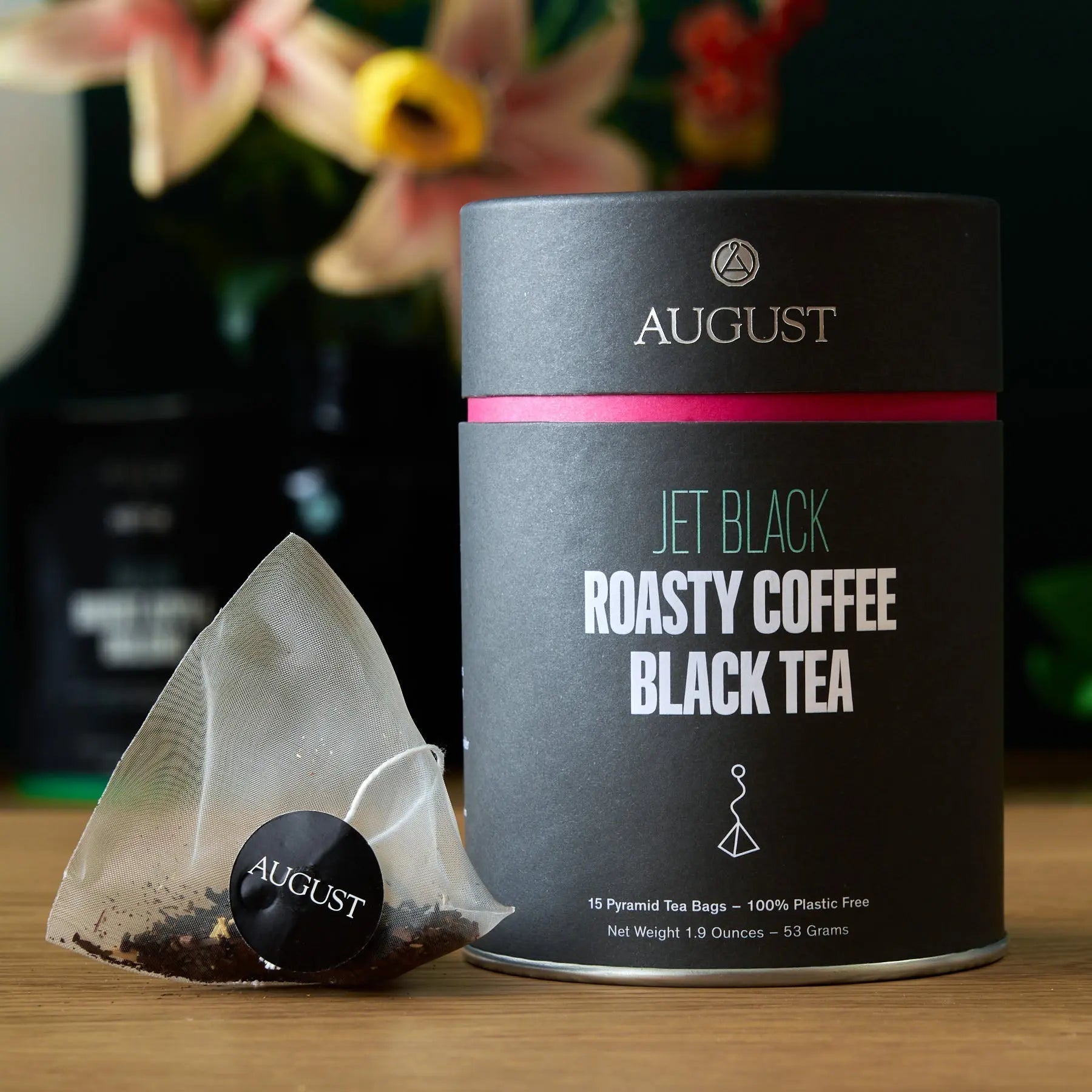 Jet Black - Roasty Coffee Black Tea - 15 Tea Bags Beverages > Teas > Black Teas La Vie Bien Jet Black - Roasty Coffee Black Tea - 15 Tea Bags