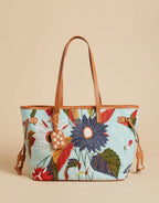 Jetsetter Tote - Riverside Station Vintage Floral Purses & Bags La Vie Bien Jetsetter Tote - Riverside Station Vintage Floral