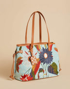 Jetsetter Tote - Riverside Station Vintage Floral Purses & Bags La Vie Bien Jetsetter Tote - Riverside Station Vintage Floral