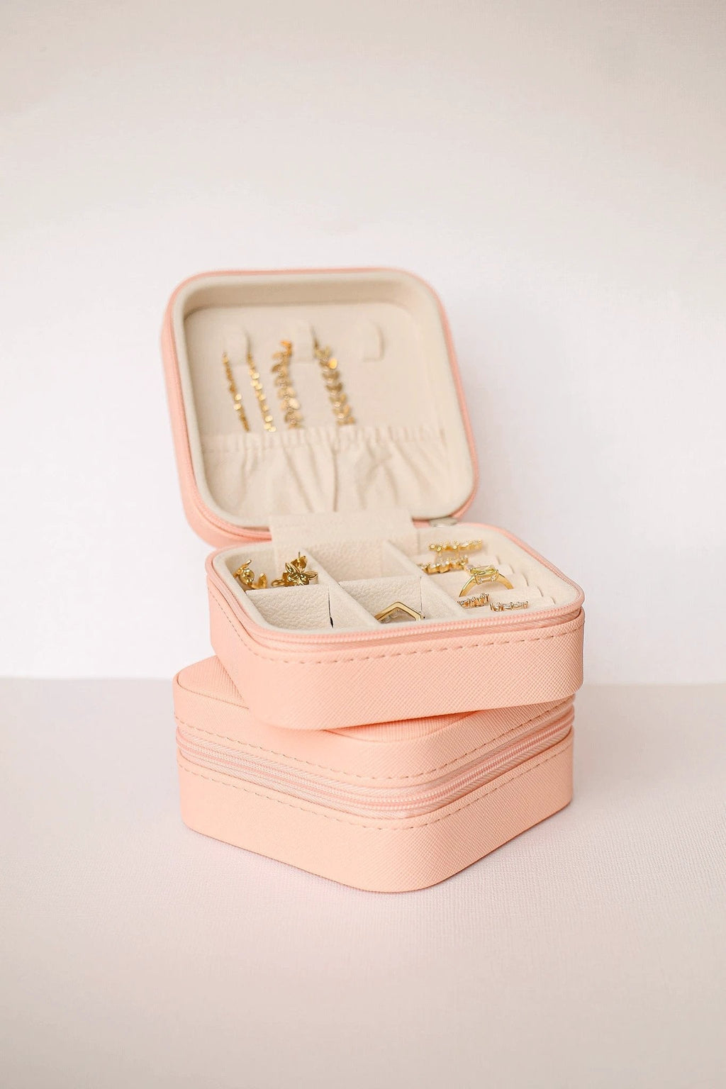 Jewelry Travel Case in Peach by Rose & Clay