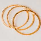 Jewish Joy is an Act of Resistance Discreet Bangle Bracelet Strength & Pride La Vie Bien Jewish Joy is an Act of Resistance Discreet Bangle Bracelet