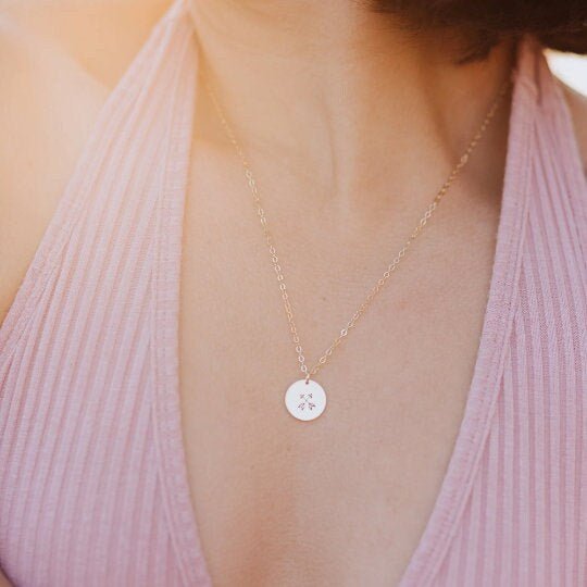 Jewish Name Necklace with Magen David