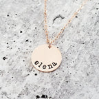 Jewish Pride Star of David Personalized Necklace by Salt Sparkle Shalom