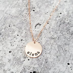 Jewish Pride Star of David Personalized Necklace by Salt Sparkle Shalom
