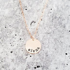 Jewish Pride Star of David Personalized Necklace by Salt Sparkle Shalom