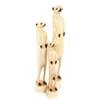 Adorable Hand Carved Standing Meerkat
